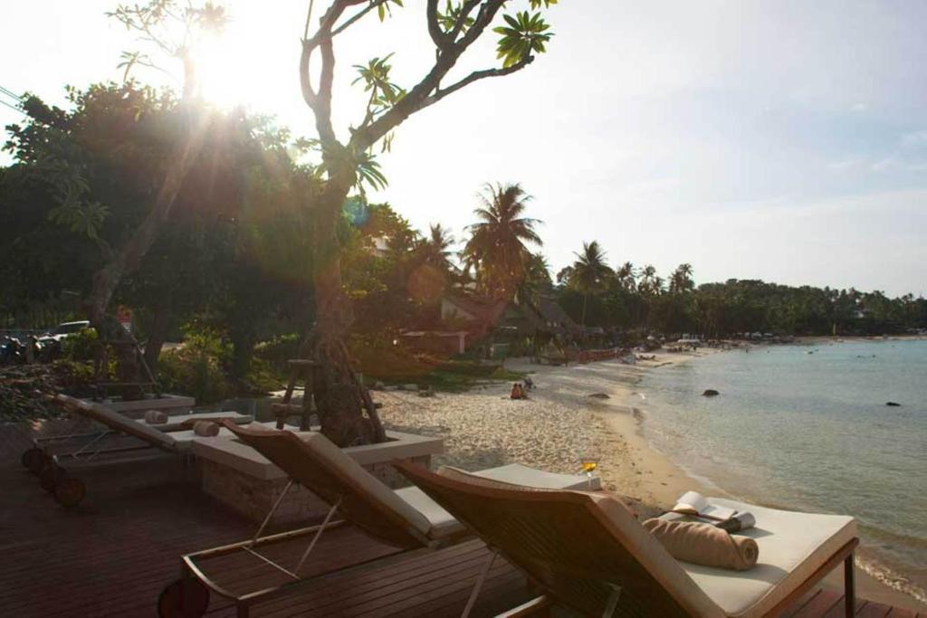 ซี ฟรอนท์ พูล วิลลา บาย เดอะสราญ Hotel หาดเฉวง ภายนอก รูปภาพ